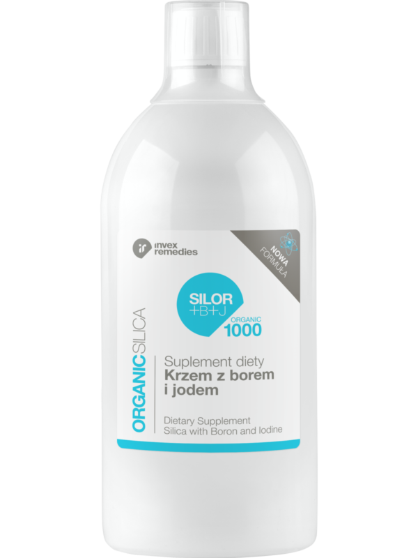 Krzem z borem i jodem SILOR+B+J Organic, 1000ml